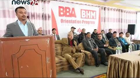 BBA/BHM Orientation Program 2019#Rajdhani Model College