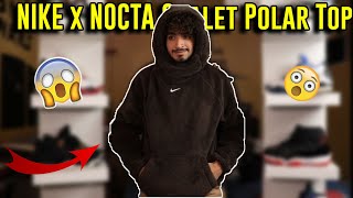 HOLY GRAIL Fleece?! NIKE x NOCTA Chalet Polar Top (Brown) | Unboxing & Try-On