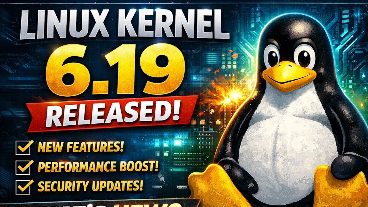 Linux Kernel 6 19 Officially Released, This Is What’s - YouTube