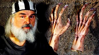 How To Make Latex Monster Gloves Pour & Paint DIY Hands Tutorial | Monster Lab