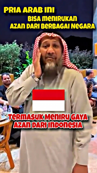 Pria Arab Ini bisa menirukan Suara Azan Dari berbagai Negara Termasuk Indonesia 😲