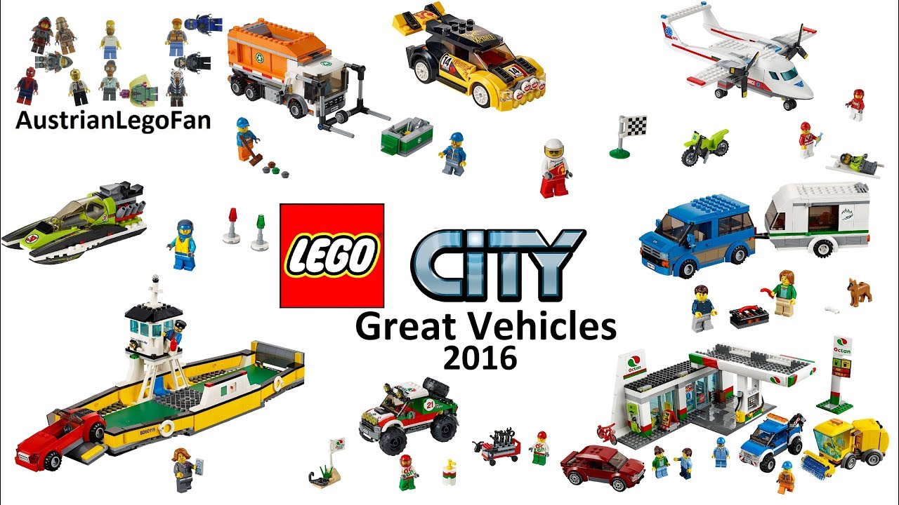 Lego City Great Vehicles 2016 of all Sets - YouTube