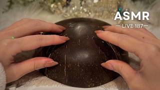 ASMR Earphone Mic Lo-fi (No talking,No mouth sounds) Live 187