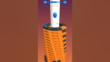 Stack Ball 3D Game | Level 129 | Play Stack Ball Game In Fast Speed | Stack Ball Game YouTube Short