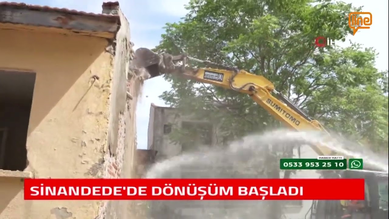 SİNANDEDE'DE DÖNÜŞÜM BAŞLADI