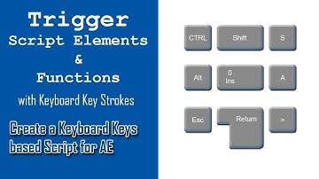 Adobe Scripting Tutorials | Keyboard Key Functions