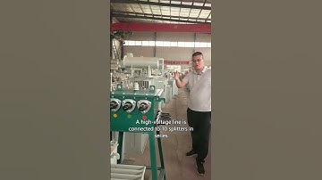 High voltage splitter equipped with underground transformer