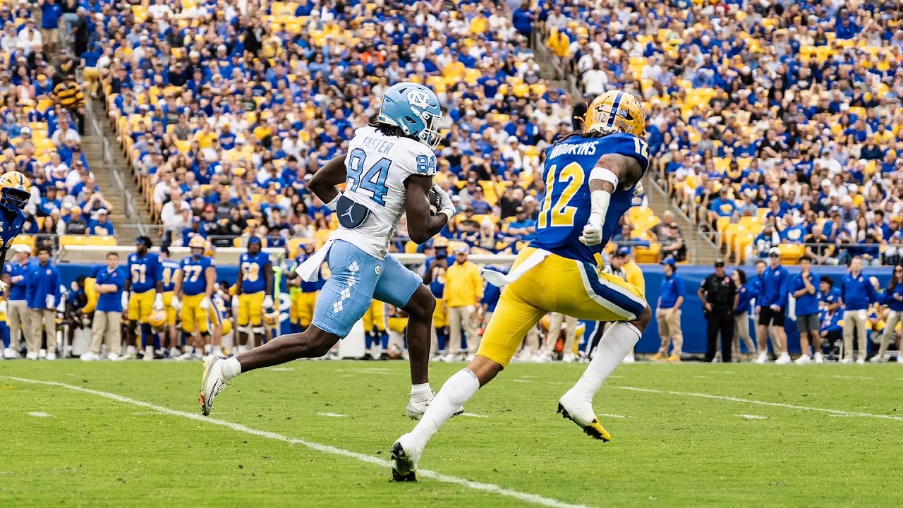 Video: UNC Football Earns Big Road Win At No. 25 Pitt - Highlights