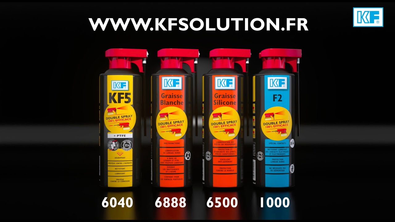 Graisse Silicone 500 KF SICERON - Aérosol 400ml - Lubrifiant Multifonction Haut De Gamme