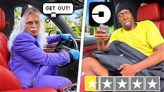 PICKED MY BOYFRIEND UP IN A UBER DISGUISED PRANK😱 *NEVER AGAIN*