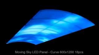 Skylighting Moving Sky Led Panel Light Curve 600X1200Mm 18Pcs