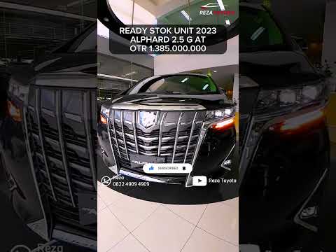 Alphard 2.5 G AT / Hitam / Ready Stok 2023 / Reza 0822 4909 4909 #alphard #alphard2022 #alphard2023