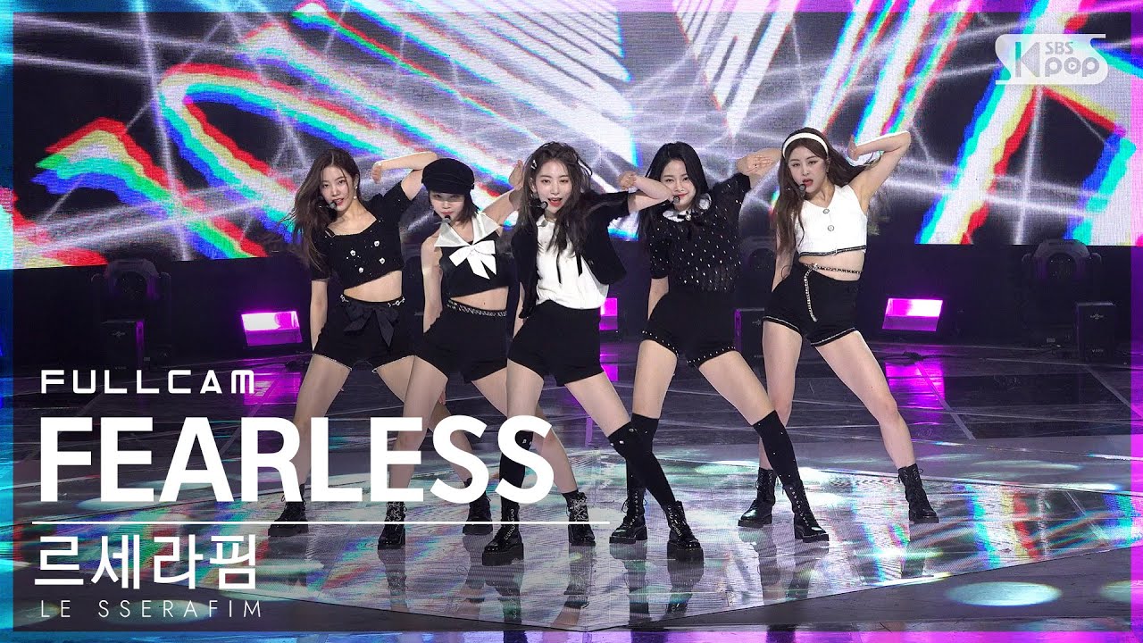[안방1열 직캠4K] 르세라핌 'FEARLESS' 풀캠 (LE SSERAFIM Full Cam)│@SBS Inkigayo_2022.05.22.