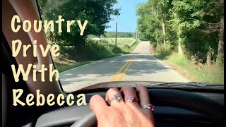 ASMR Country Drive with Rebecca (Soft Spoken) Lush green scenery (No Talking version later today) screenshot 5