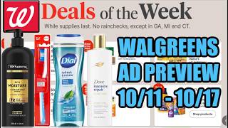 Walgreens Ad Preview (10/11 - 10/17) News