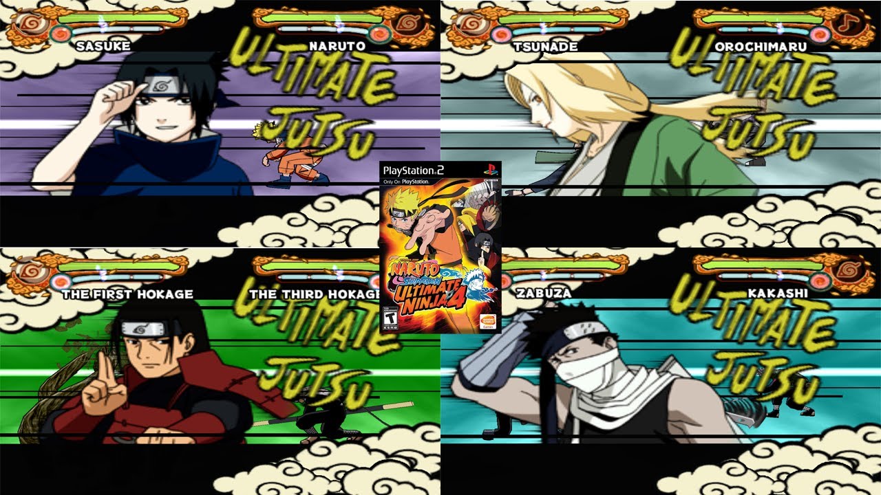 All Ultimate Jutsu Naruto Shippuden Ultimate Ninja 4 part 3 #narutoshippuden