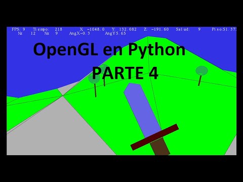 OpenGL en Python 3D - Parte 4 - Dibujando una espada - Escribiendo ...