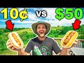 Cheap VS Expensive RARE HOTDOG Cooking Glizzy CHALLENGE!!! (100% Wagyu Beef)