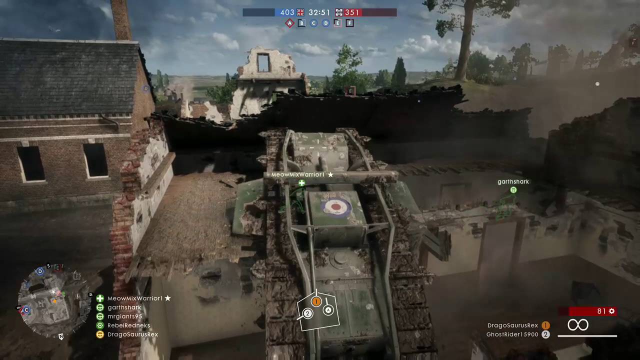 5 Minuets Of Battlefield 1 Landship Tank Gameplay!