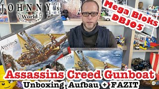 Mega Bloks DBJ05 Assassins Creed  Gunboat TakeOver - Unboxing, Aufbau + Fazit