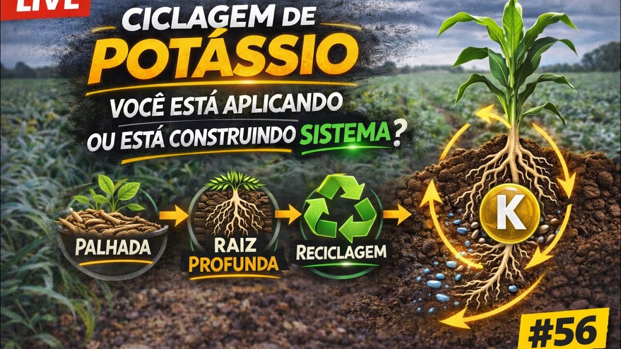 Como funciona a ciclagem de potássio no solo?#56