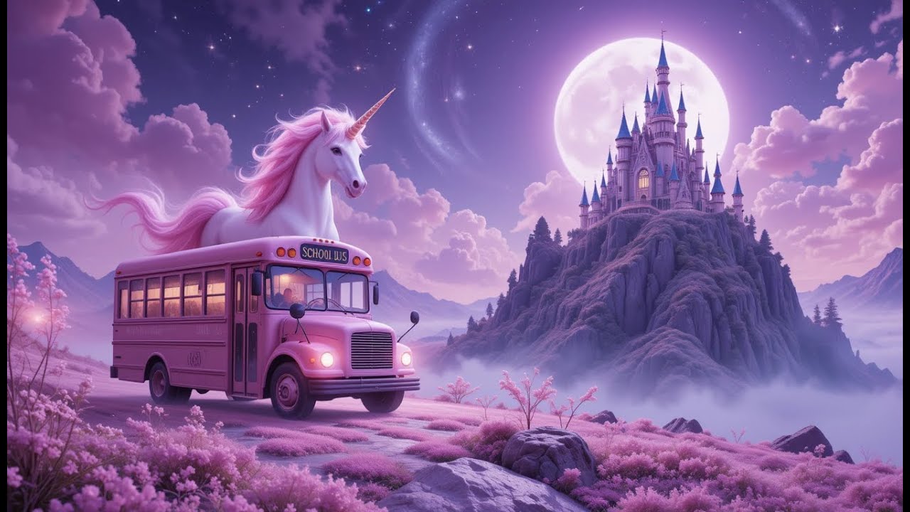 The Unicorns on the Bus Go 🦄🚍 | Magical Kids Song | Sing & Dance with the Unicorns!