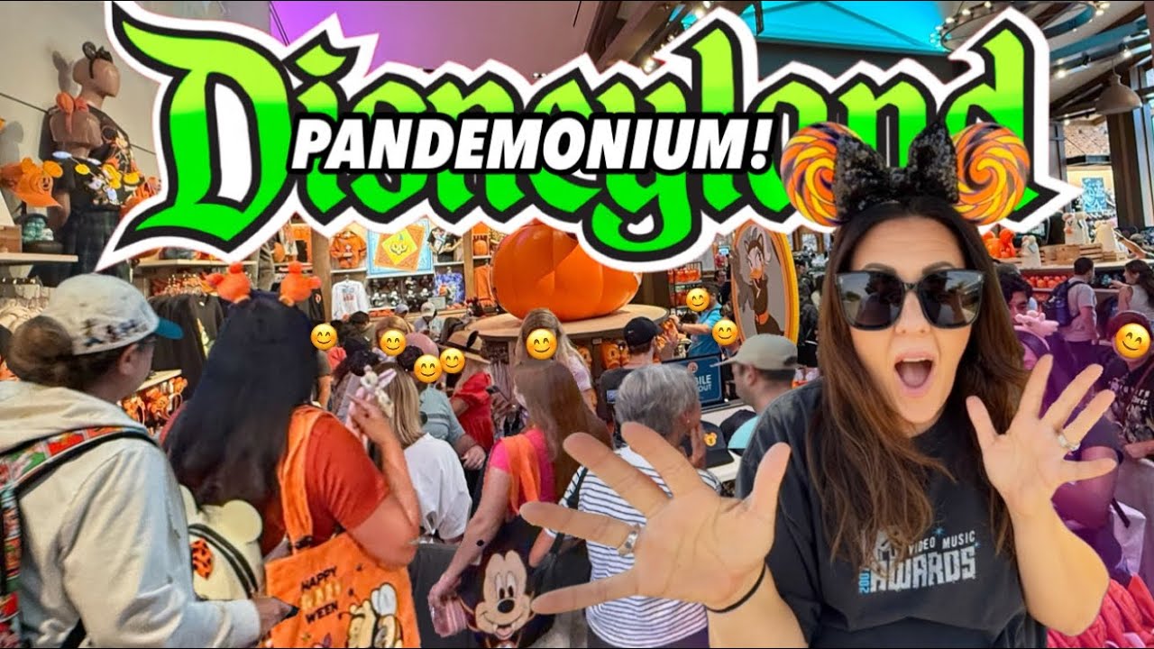 INSANE Crowds for NEW 2025 Halloween Merch at Disneyland! See the CRAZINESS while we shop..👀‼️