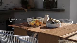 Garden Collection 2024 Formax Table And Loic Chairs Casa