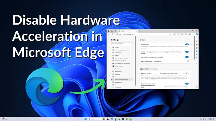 How to Enable or Disable Hardware Acceleration in Microsoft Edge