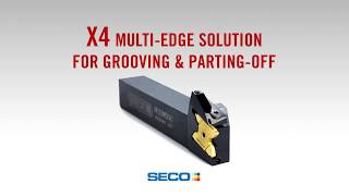 X4 - New Cost Efficient Concept In Grooving & Parting - Off