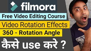 How to rotate video in Filmora 9 | video rotate kaise kare Filmora 9