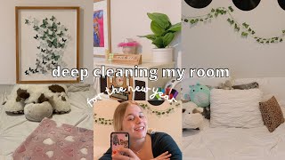 DEEP cleaning my room for 2021! organizing + decluttering