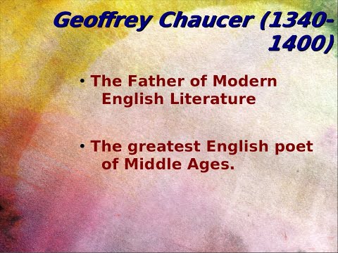 Geoffrey Chaucer Biography and Literary Works