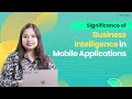 Business intelligence in mobile app