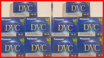 Panasonic AY-DVM60EJ5P MiniDV Tapes (60 Minute, Pack of 5)
