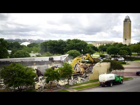 UNTHSC Building Demolition Time Lapse