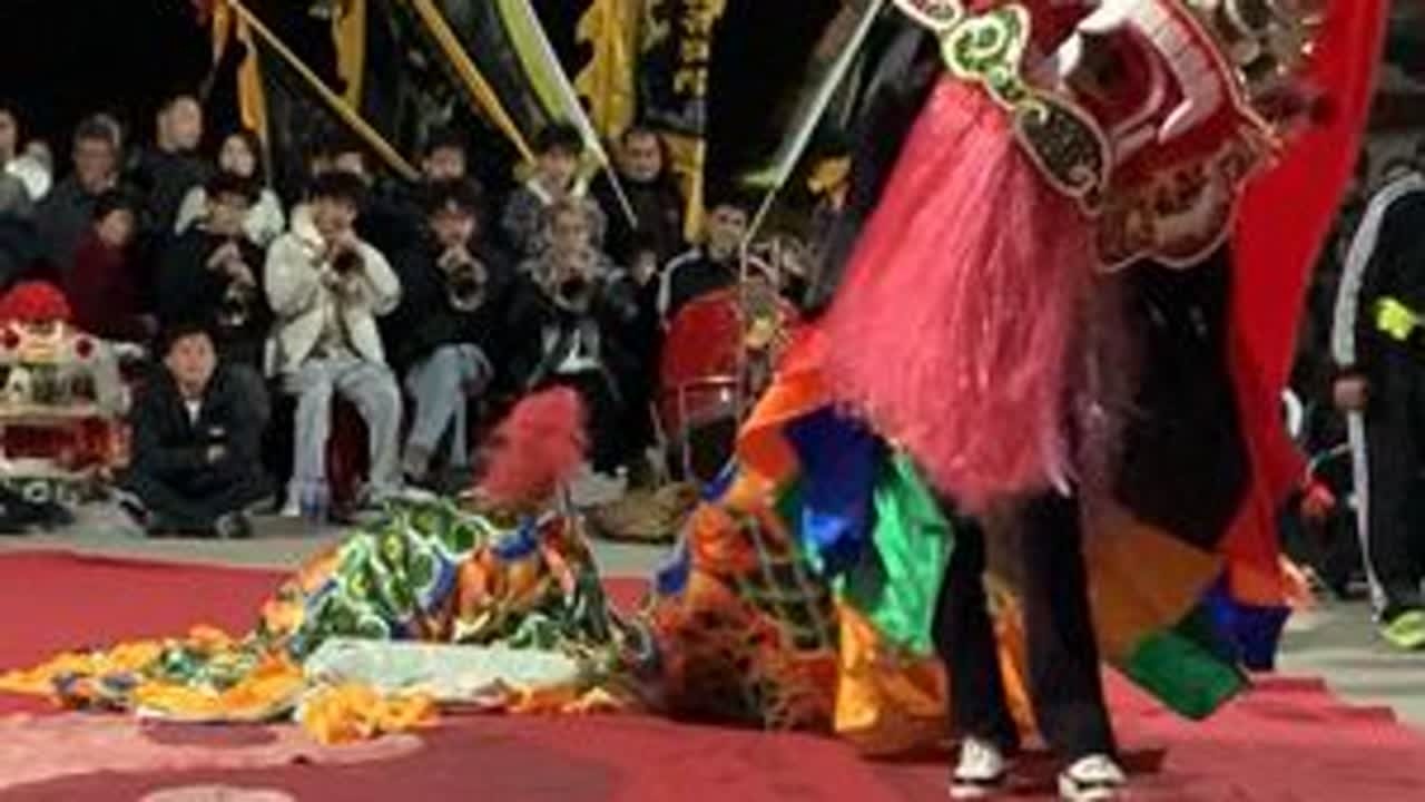 #红海湾遮浪红坎乡祥義舘 #海陆丰麒麟狮