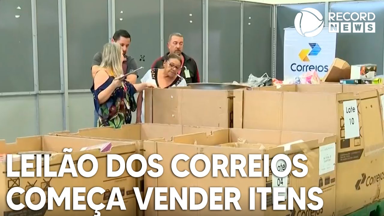 Mais de 40 mil itens não entregues estão à venda no leilão dos Correios