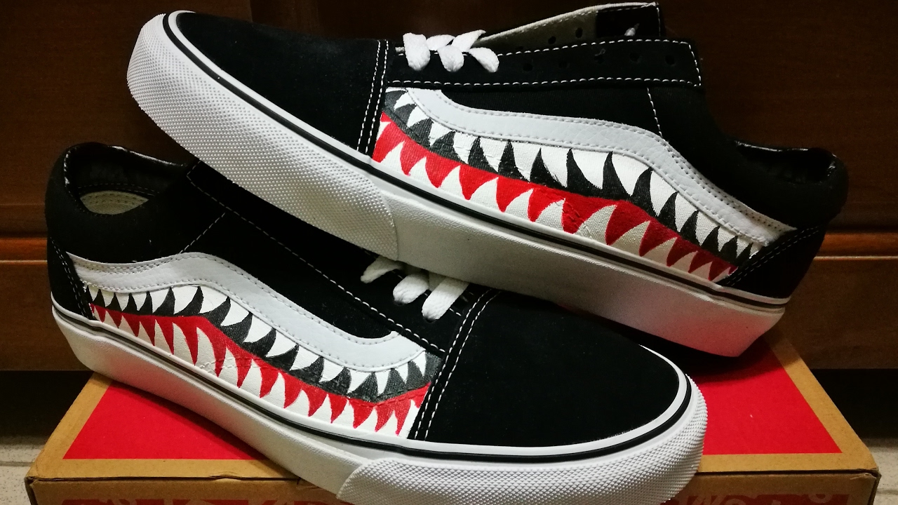 tenis vans bape