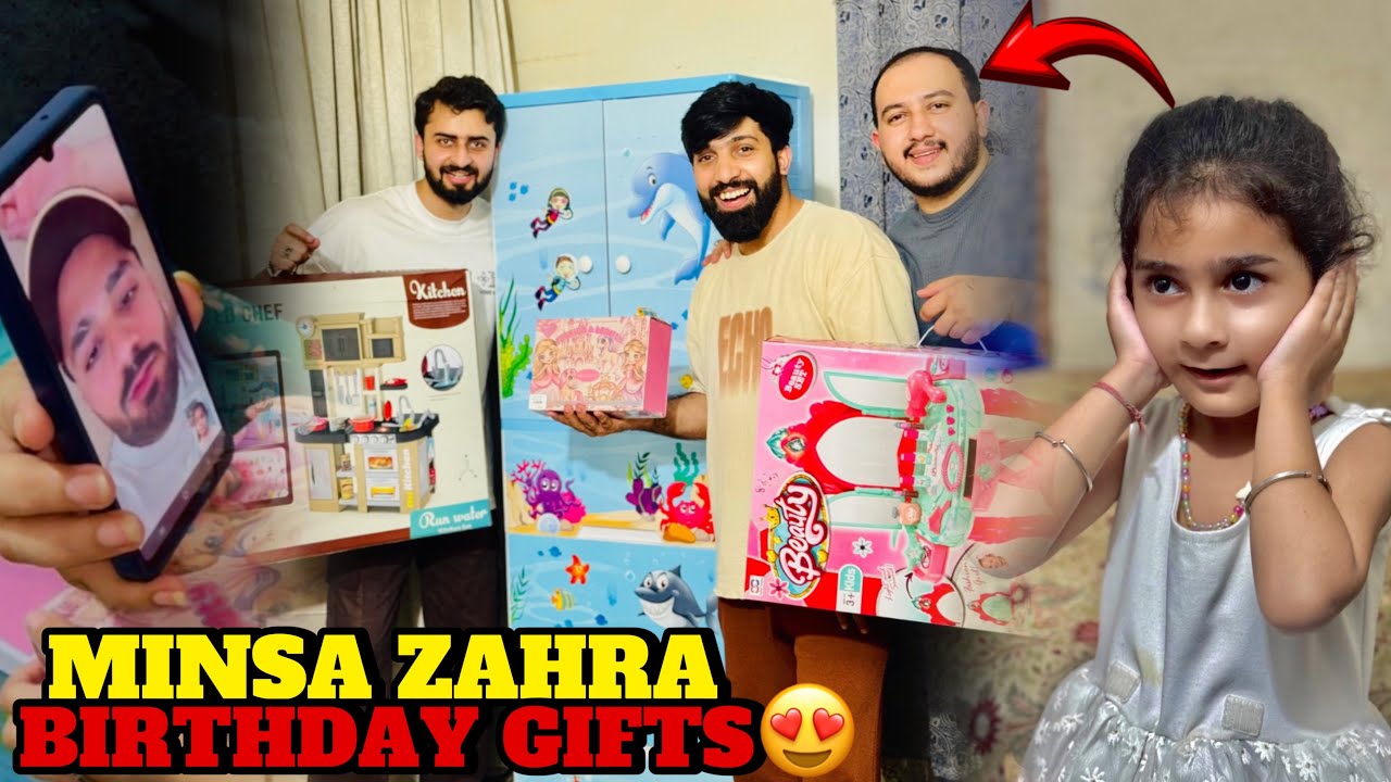 Rajab bhai ny MINSA k liye gifts bheje😍|| Gifts ki unboxing ki😁