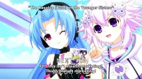 Hyperdimension Neptunia: The Animation - Blant marketing