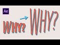 Stretchy Text in After Effects