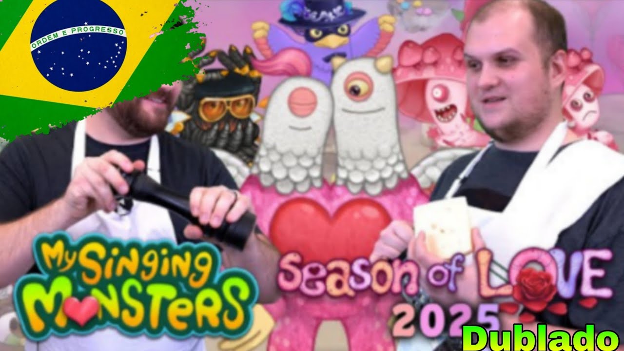 My singing Monsters - Temporada do Amor 2025 ( Monster Handler Shorts Oficial) 