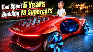 I Built 18 Wooden Supercars For My Son - The Full 5-Year Story