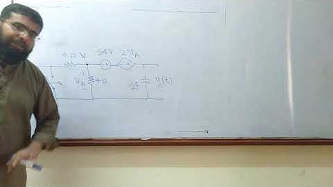 CA85 | Transient analysis | Dependent source | First order circuits | Mannan