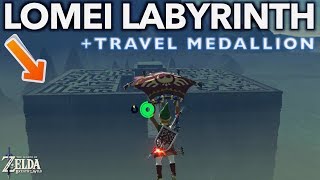 EASILY Beat Lomei Labyrinth & Get Barbarian Helm + Travel Medallion in Breath of the Wild