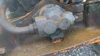 Case 580 Radiator Belt Water Pump Removal