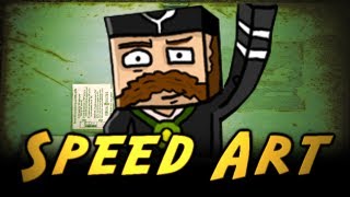 CavemanFilm's Speed Art by Chewtoons