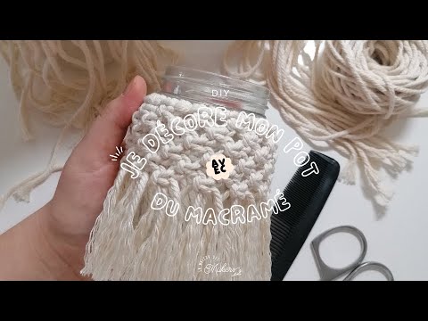 Lot De 4 Cintres Macramé Vintage Pour Pots - Décoration Maison Bohème