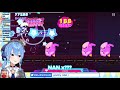 Hoshimachi Suisei almost FC'ed Brain Power in MuseDash [Eng Sub]